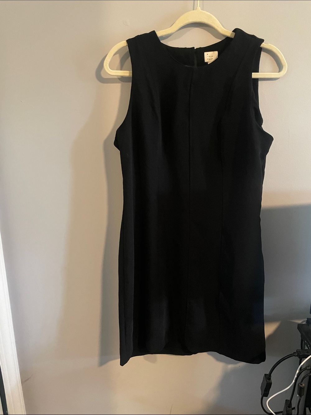 NWOT NEVER WORN a new day Black Sleeveless Mini Sheath Dress